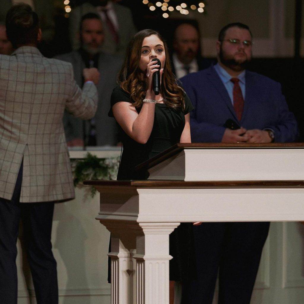 Tara Carter singing at Victory Baptist Church North Augusta